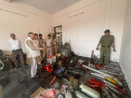 Inspected fire stations to deal with emergencies