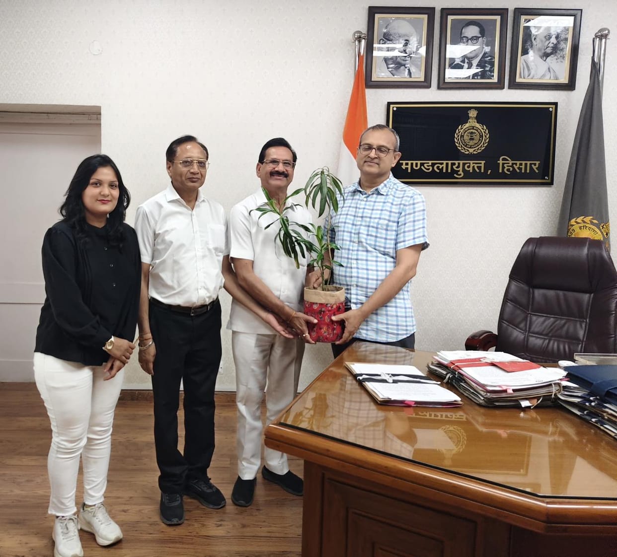 Divisional Commissioner Ashok Garg felicitated