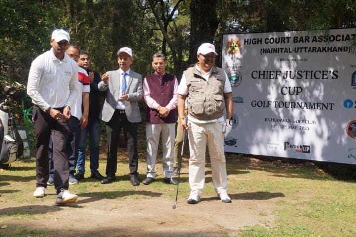 Three-day Chief Justice Cup golf tournament begins