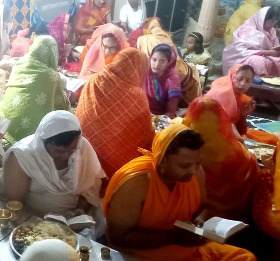 Organizing Shantinath Vidhan for world peace