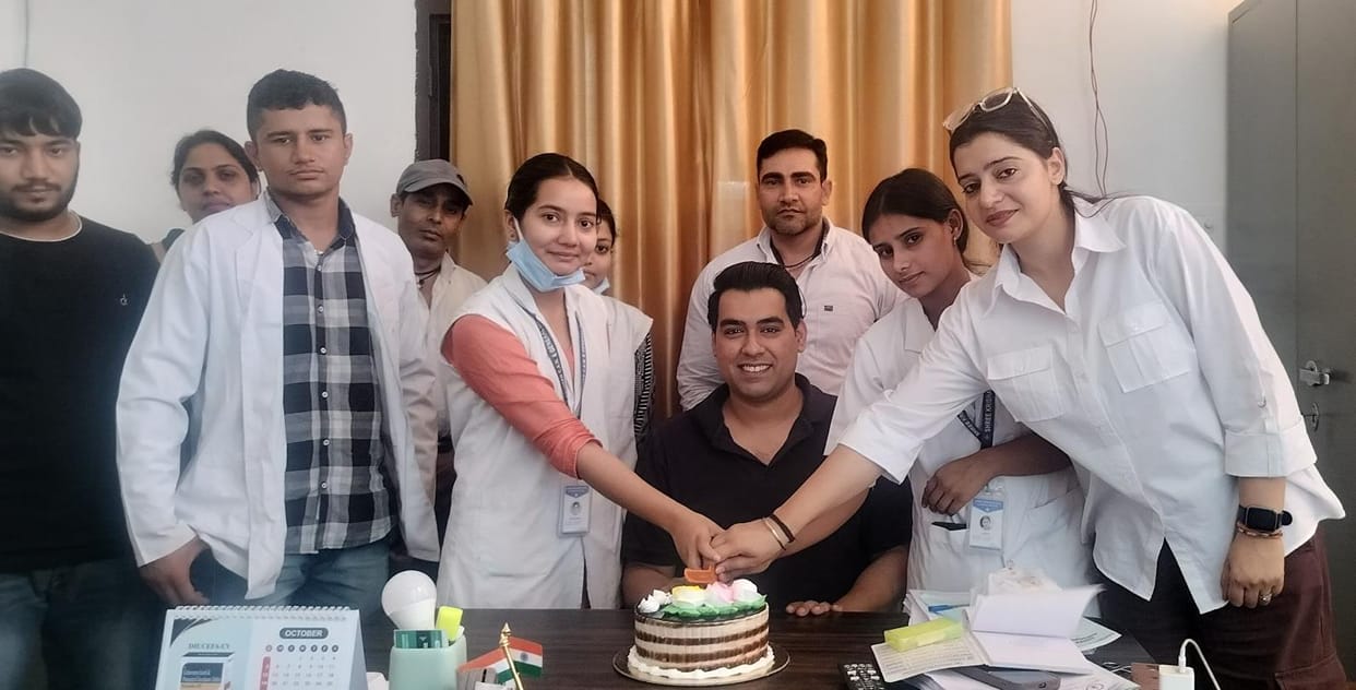 International Nurses Day celebrated by cutting cake