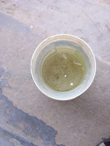 People of Gandhi Colony are troubled due to reduction in drinking water supply time and leakage