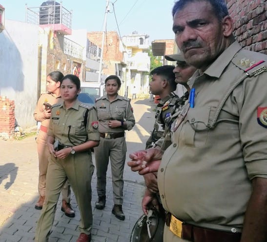 Police raided the village Sathla