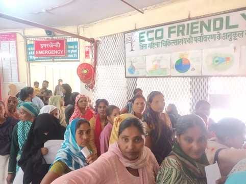 OPD was for half a day, patients wandered for tests and treatment