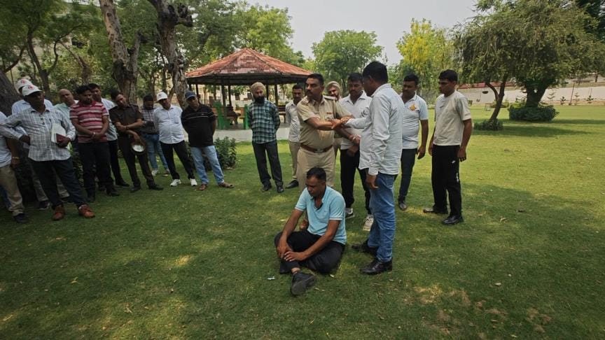 Training given on how citizens can stay safe in an emergency