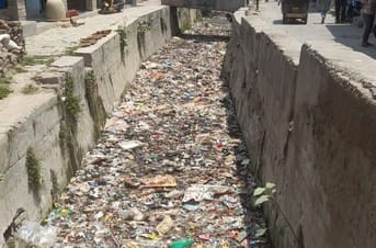 Only a month is left for the monsoon to arrive... cleaning of drains is incomplete