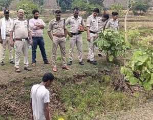 The case of cow slaughter has again come to light in Bhainswahi