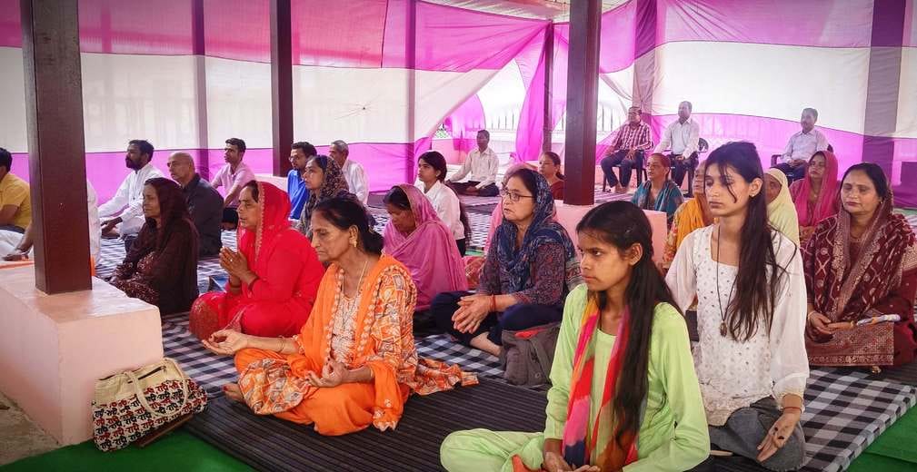 Meditation camp and prayer meeting organized for world peace