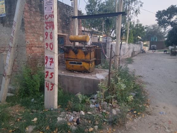 The responsible people forgot to put fencing on the transformers