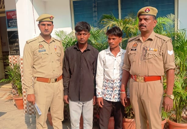 Pistol and seven cartridges recovered, two accused arrested