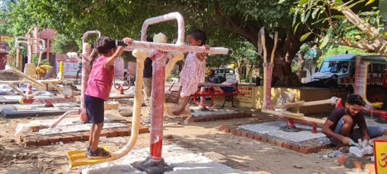 Open gym opened in CHC Kamalganj, people are happy