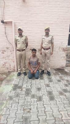 हनुमानगढ़ जिला पुलिस अधीक्षक के निर्देश पर भ्रामक पोस्ट करने वाला गिरफ्तार।