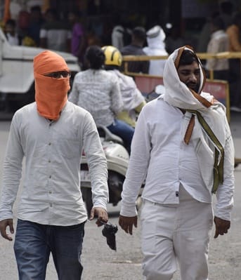 Temperatures rose by four degrees in three days