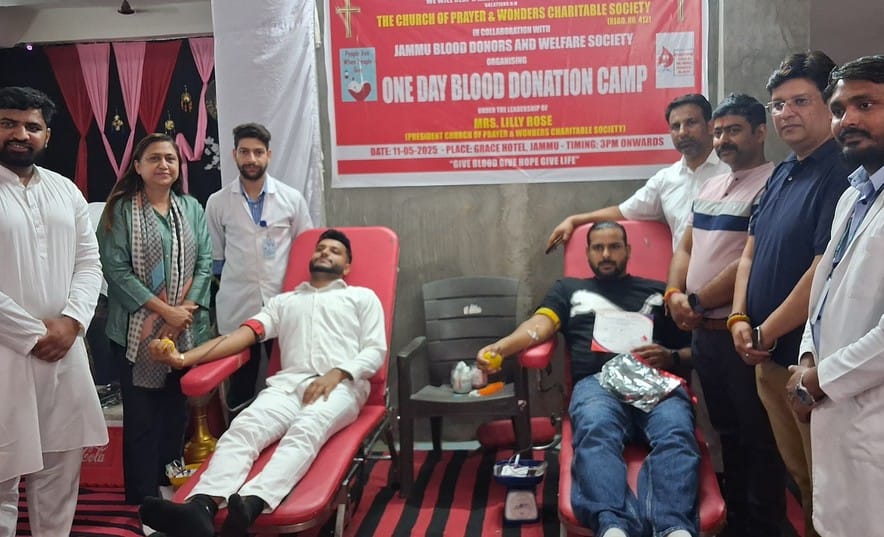 jammu, blood donattion
