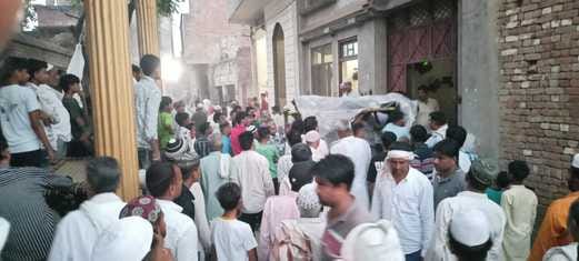 When three funeral processions were taken out together, people's eyes became moist
