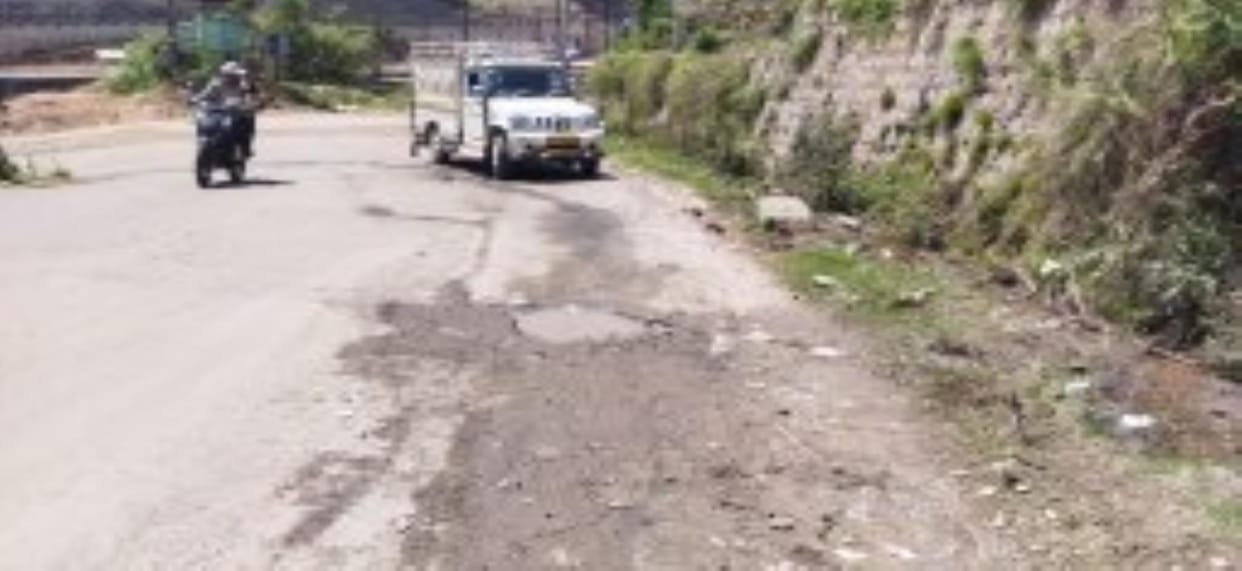 Chenani Highway in Poor Condititon