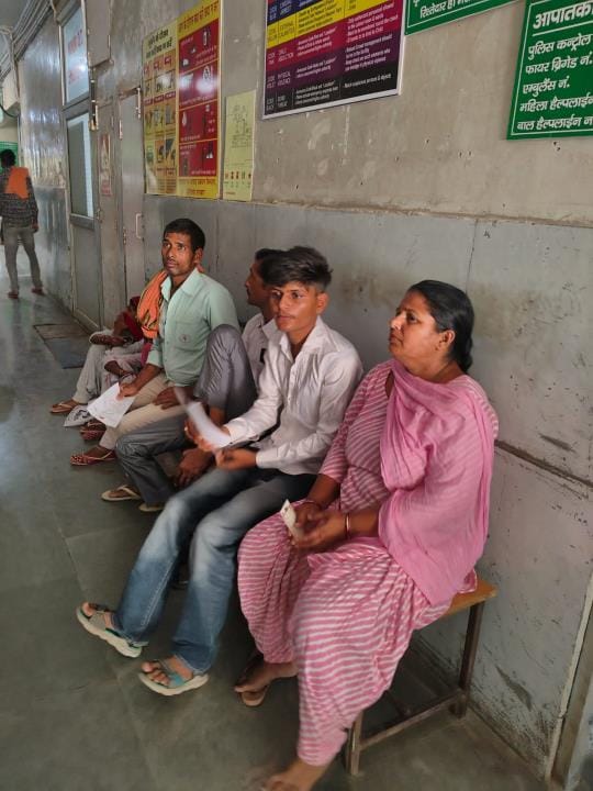 X-ray facility remained stalled for two hours in the civil hospital, patients were troubled