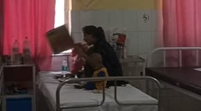 Fans in NRC are not working, two ACs are also not working, children admitted in this heat are in bad condition