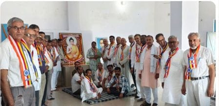 Worship was paid to Buddha on the full moon day