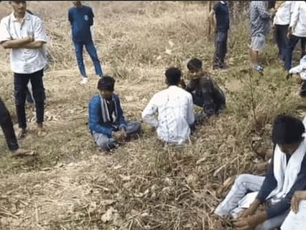 घटना स्थल पर मौजूद परिजन