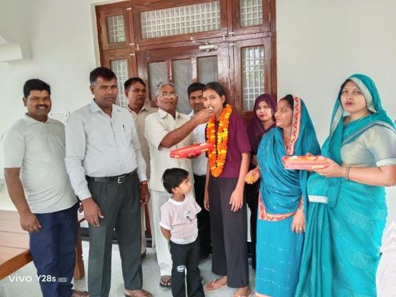Anchal topped the intermediate exam, all students performed brilliantly