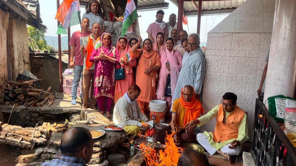 Shiv Shakti Vyapar Mandal performed Yagna on the success of Operation Sindoor