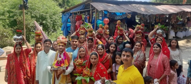 Shrimad Bhagwat Katha started with Kalash Yatra