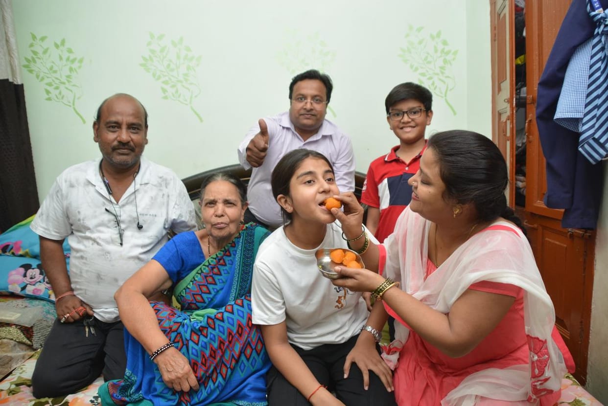 Vaibhavi achieved success by scoring 99% marks in 12th