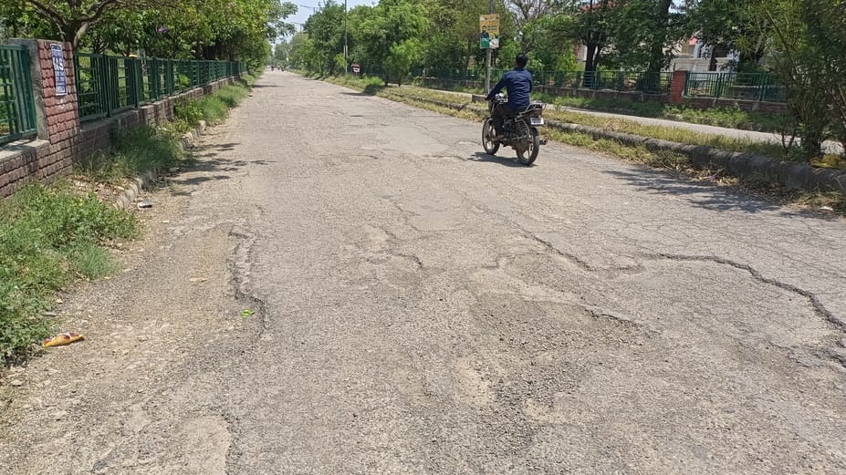 Monsoon is near, road work is far away