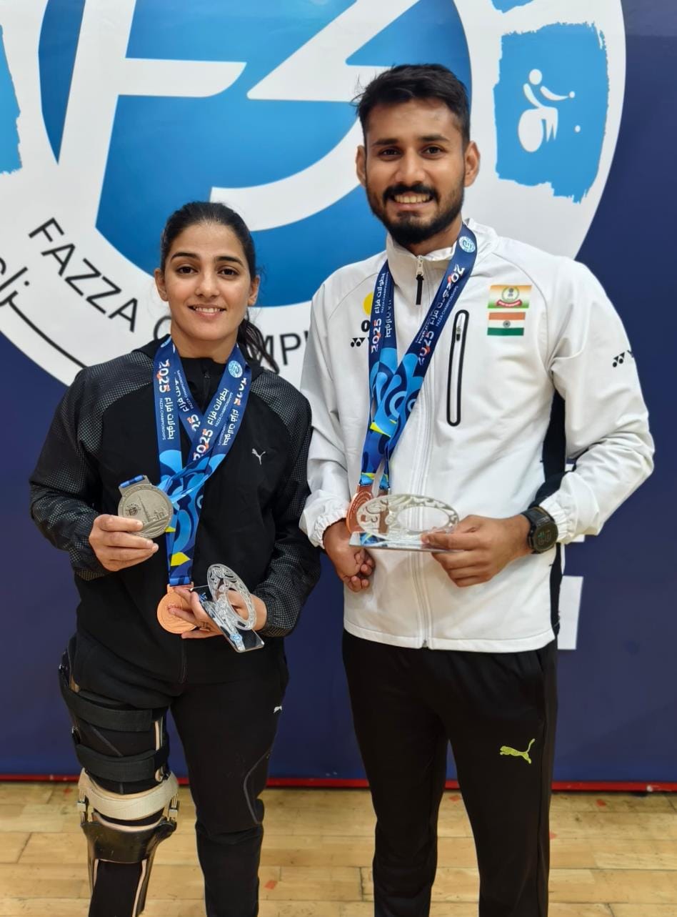 Chirag and Mandeep won four medals including silver in Dubai