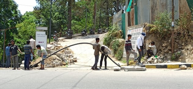 Work to make HT line underground started again