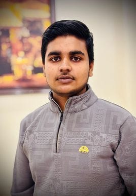 Akshit Garg of Aadharshila School came first in the district by scoring 98.4% marks
