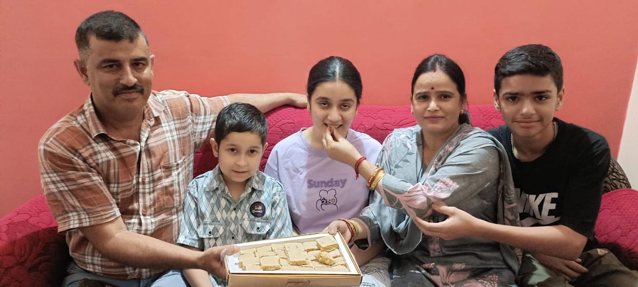 Gouri Obtained 97% Marks in Arts Stream