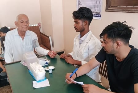 200 got health checkup done in the camp