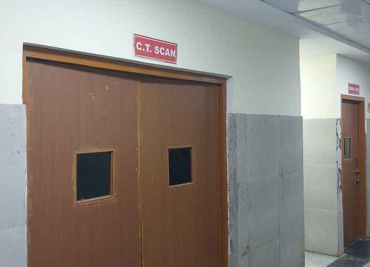 Government facility of CT scan is stalled since one and half year