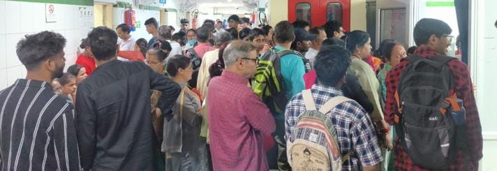 OPD Filled Wih Patients