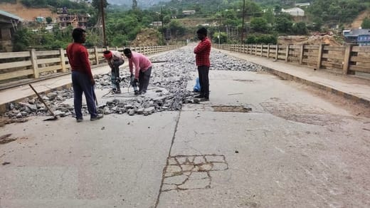 The look of Bajaura's double lane bridge will change with 70 lakhs
