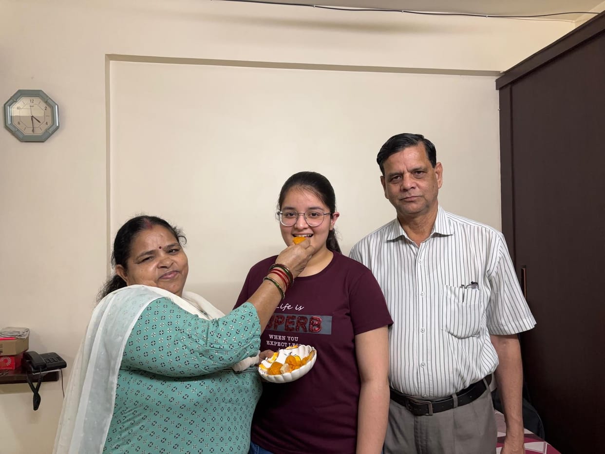 When daughter topped in 10th class, DGM father was very happy