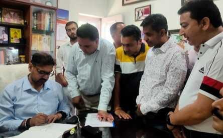 jammu, emploies, meeting with minister