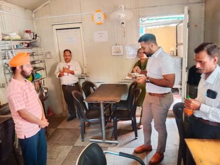 DC tasted the food prepared for special children