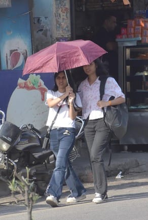 The maximum temperature in Una crossed 40 degrees