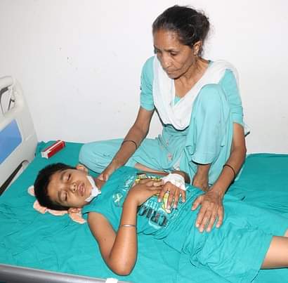 A boy fell from the balcony of the classroom and got injured, admitted in a private hospital