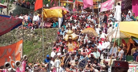 Banjar fair... thousands of people became witness to the grand meeting of Gods
