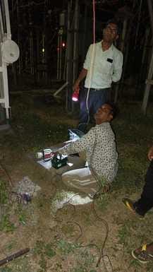 Electricity supply to Barkheda town and 80 villages remained suspended for 13 hours