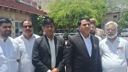 The 18 day long protest of lawyers in Ajmer ended, CI was sent to line duty