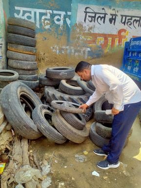 Larvae found in 165 houses, department issued notice