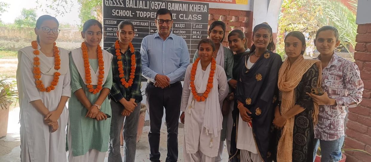 Out of 50 girls in Baliali government school, 22 got merit