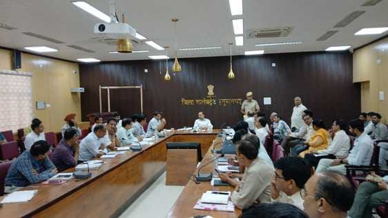 District Collector heard the grievances of the common people in hanumangarh