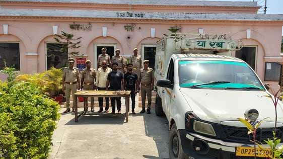 Three accused of cow slaughter arrested, search for two continues