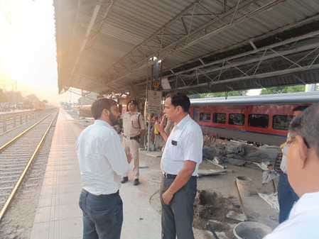 Complete the work in two days and start running trains: DRM